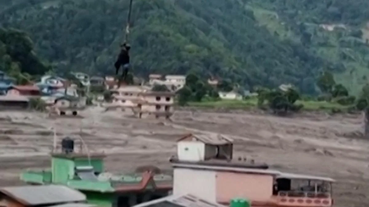 Nepal Army launches flood rescue operations as hundreds missing