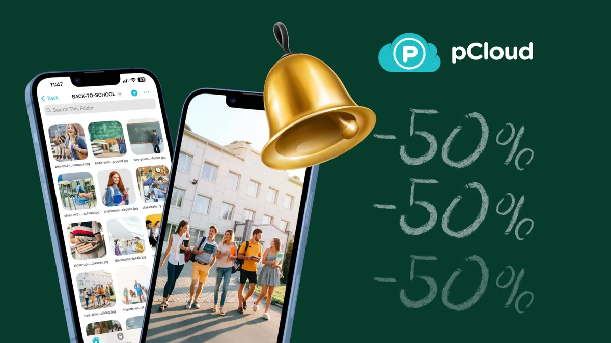 Derniers jours pour profiter du stockage cloud à vie pCloud avant la rentrée !