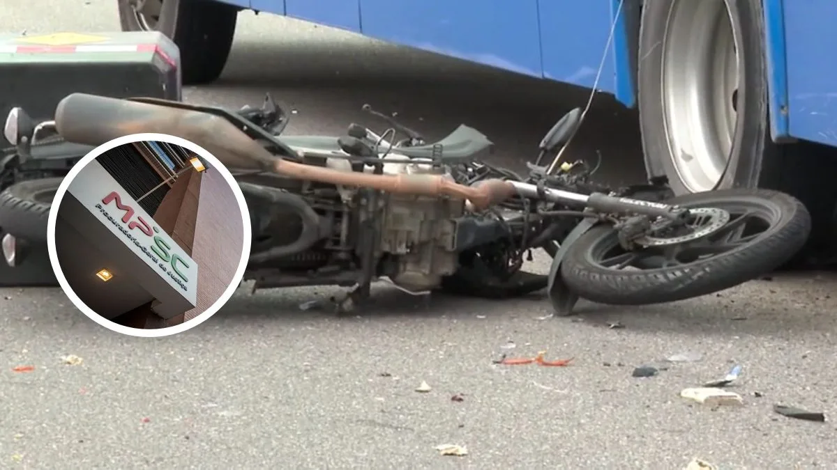 Local onde motociclista morreu ao bater na traseira de ônibus, em Florianópolis, terá segurança viária investigada pelo MPSC