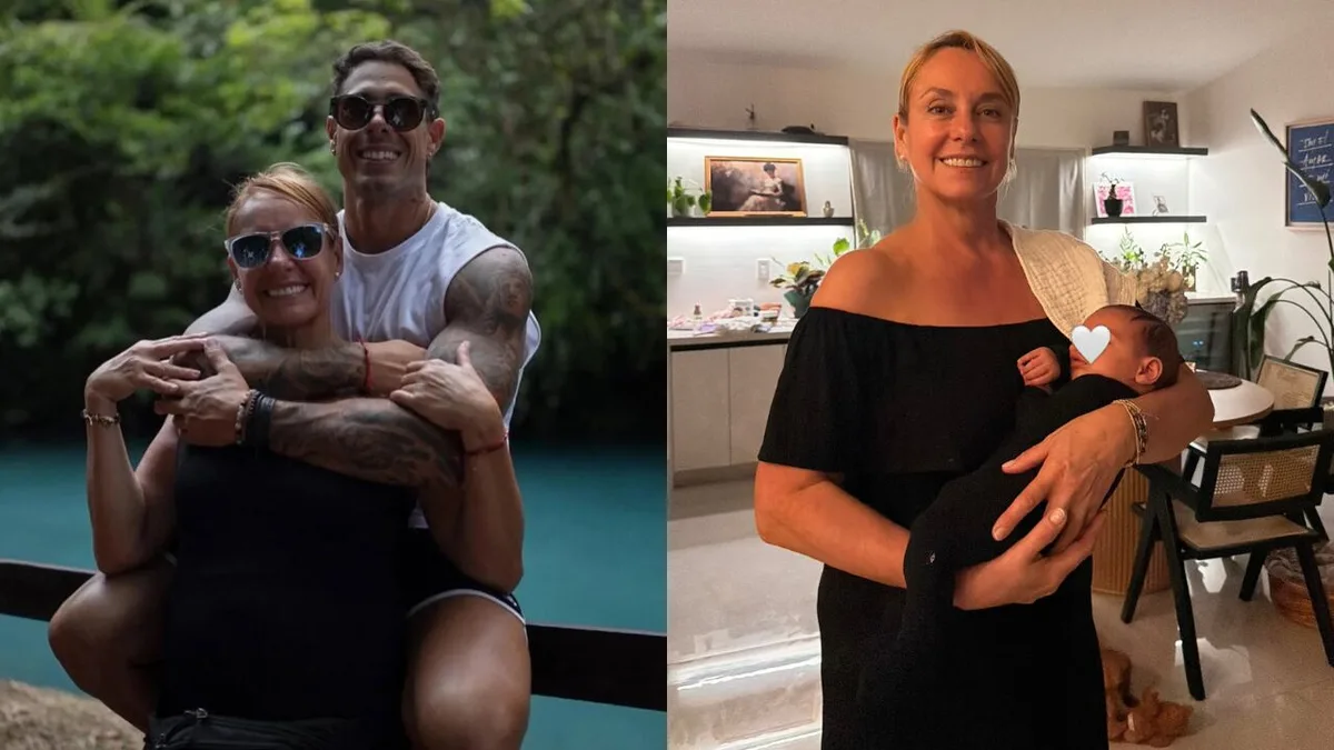La mamá de Hugo García viajó a Miami para conocer a su nieto Koa y él lo celebró con una tierna foto