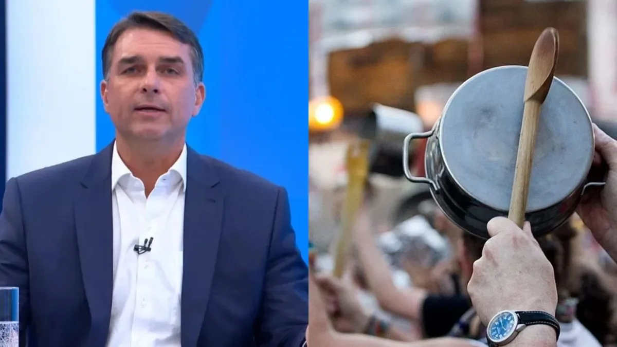 Teve panelaço? O que se sabe sobre a movimentação durante entrevista de Flávio Bolsonaro
