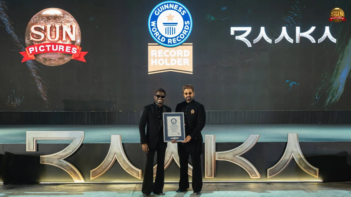 Allu Arjun's 'Raaka' enters Guinness Book of world records for THIS