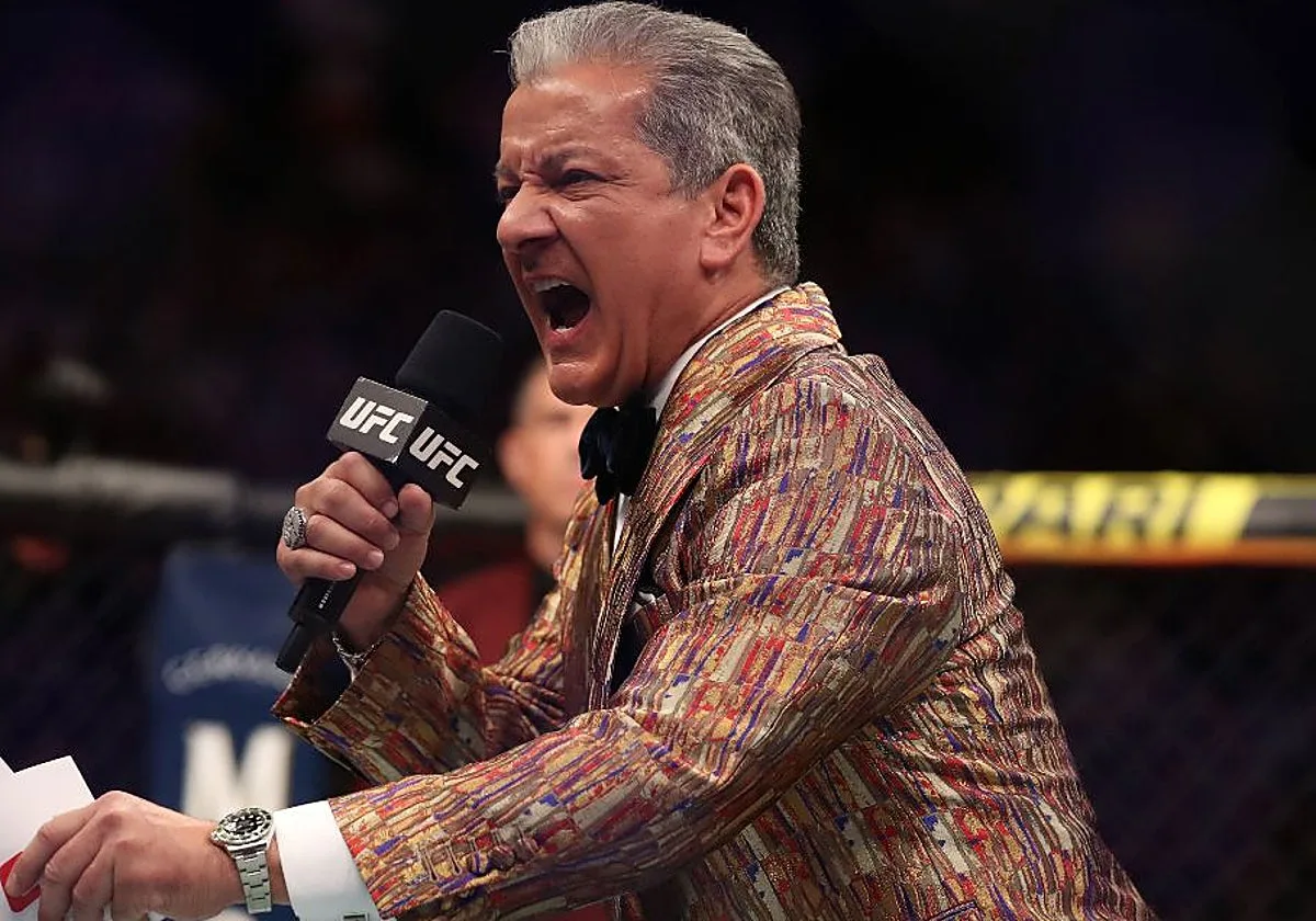 Bruce Buffer, sobre la derrota de Topuria: «Aguantó muchísimo castigo y siguió adelante»