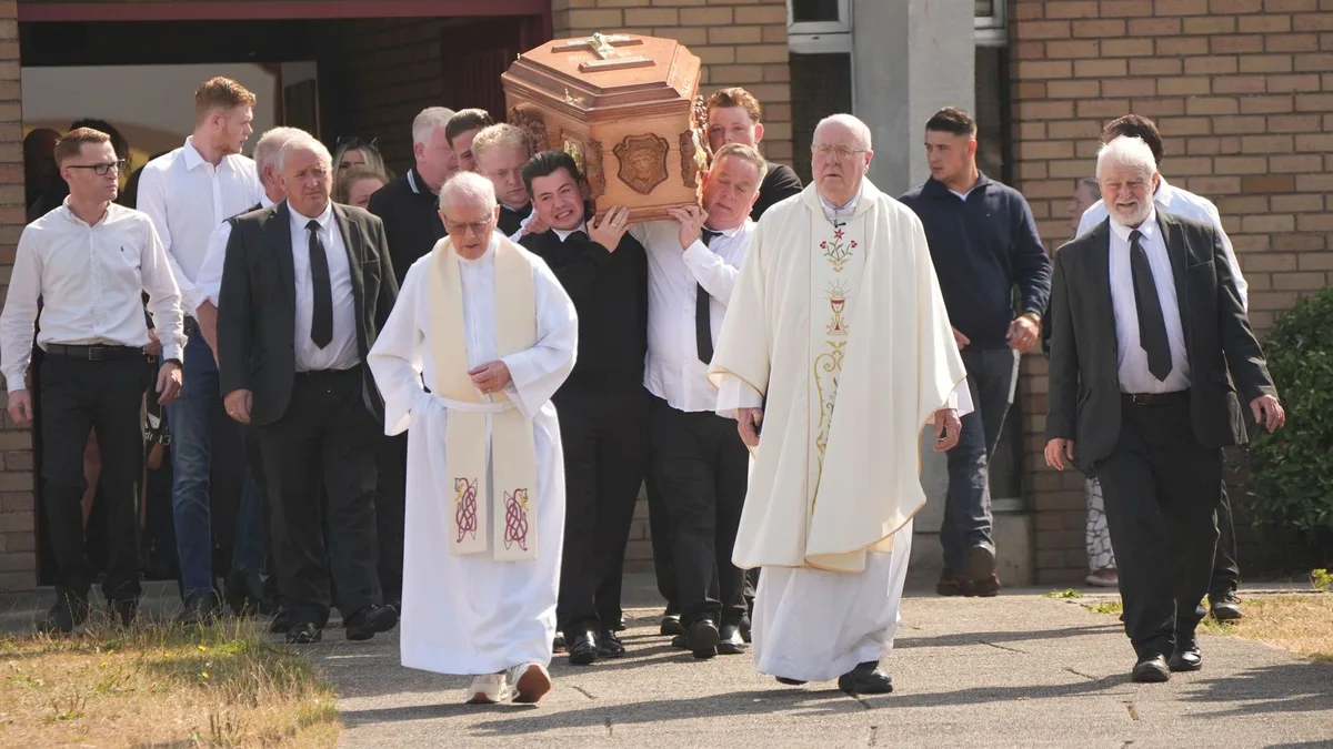 Police presence and 'deep sadness' at funeral for one of five teens killed in Ireland head-on collision