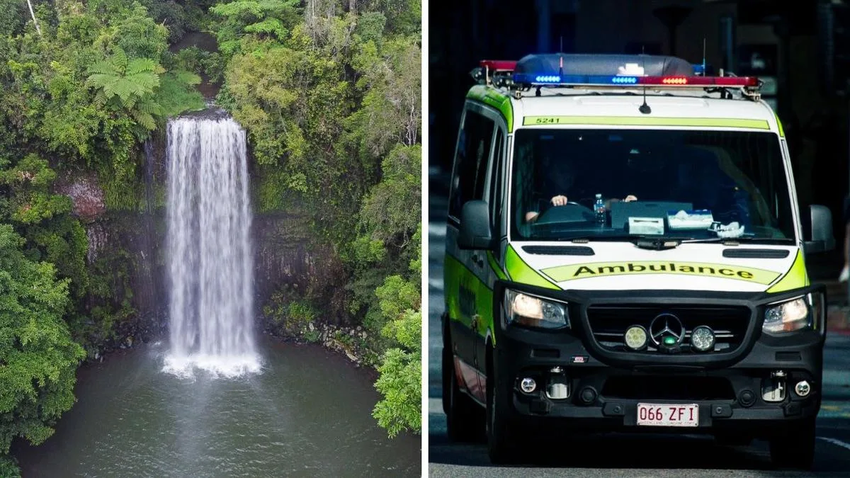 Man dies after failing to resurface at Millaa Millaa Falls on Atherton Tablelands