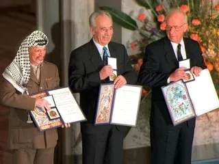 Il y a plus de trente ans, Israéliens et Palestiniens obtenaient ensemble le prix Nobel de la paix