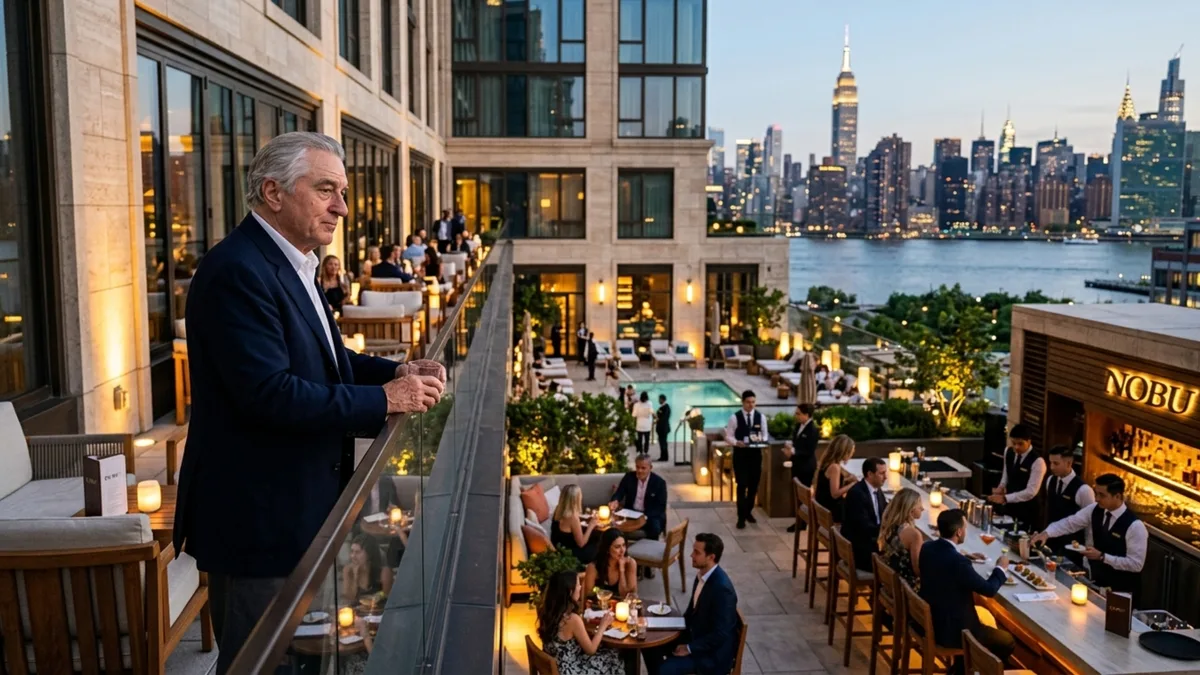 De um restaurante em Nova York a uma rede global de hotéis de luxo: como Robert De Niro construiu com um chef um negócio que hoje vale bilhões