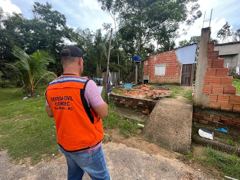 Rio Branco tem 87 áreas de risco e mais de 44 mil pessoas afetadas, mostra documento