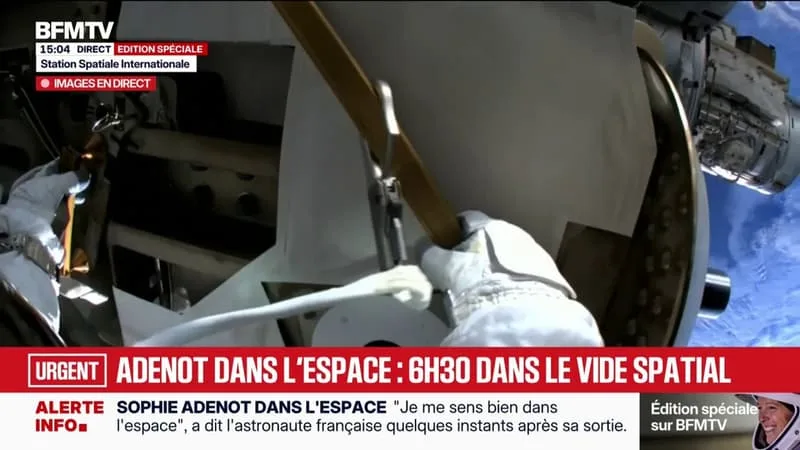 Sophie Adenot: les astronautes doivent remplacer une antenne de communication entre l'espace et la terre
