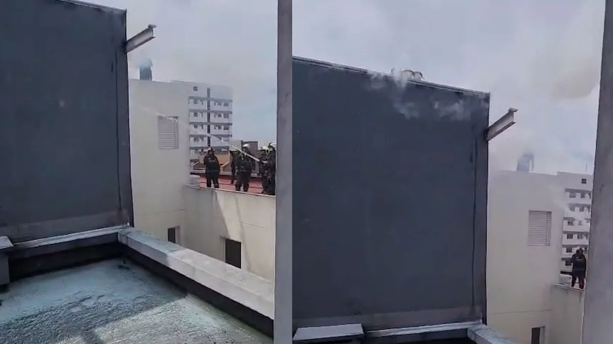 Incendio en un edificio de Villa Devoto mientras hacían un asado en la terraza: evacuaron a los vecinos