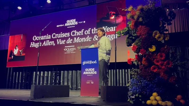 Watch: Hugh Allen accepts Oceania Cruises Chef of the Year