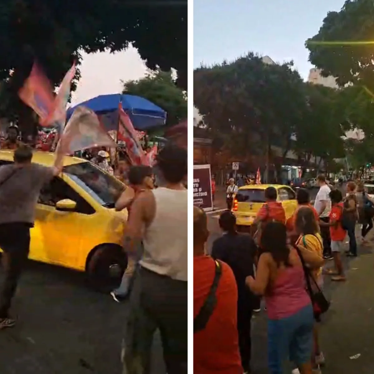 VÍDEO: manifestante é atropelado em ato pró-Lula em BH; motorista é preso