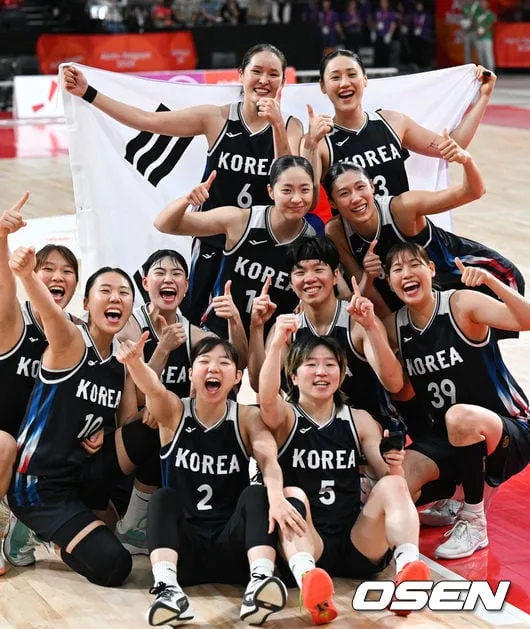 [공식발표] 중국 넘고 일본 안방서 금메달 되찾았다!...WKBL, ‘12년 만의 우승’ 여자농구·3대3 동메달 대표팀에 총 1억5000만 원 포상