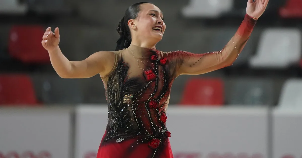 Emotiva actuación: la patinadora que no fue a su viaje de egresados para competir en los Juegos Suramericanos