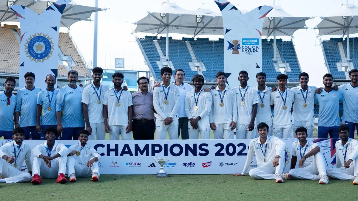 Tamil Nadu bags u-23 title with outright victory