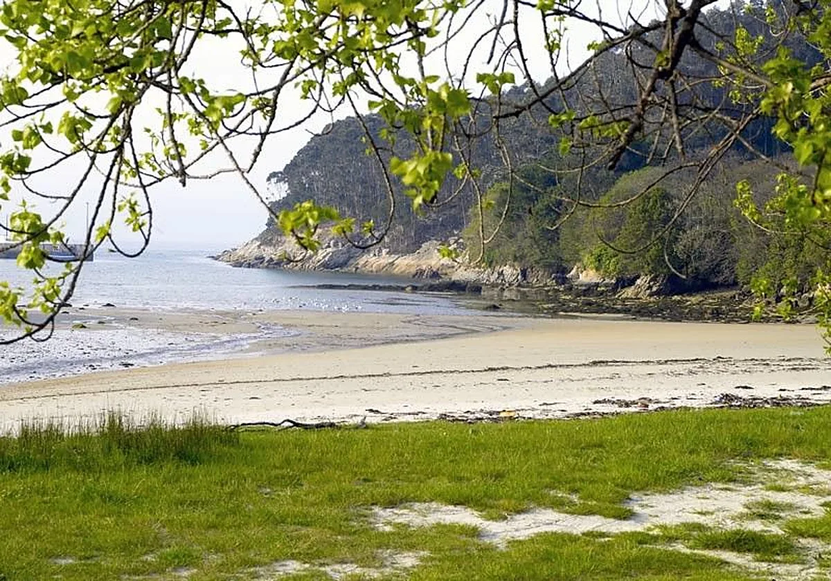 Se desaconseja el baño en la playa de Portocelo (Pontevedra) por bacterias en el agua