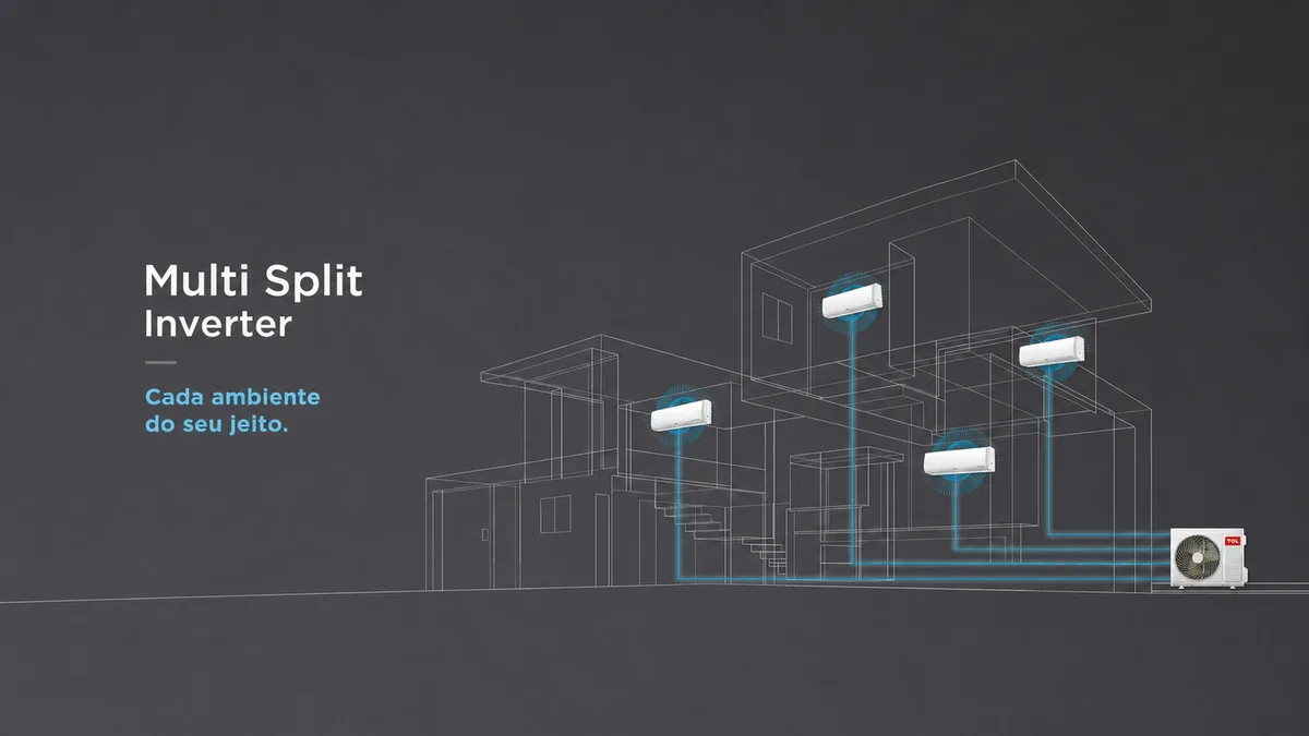 TCL Multi-Split climatiza até 5 ambientes com uma condensadora