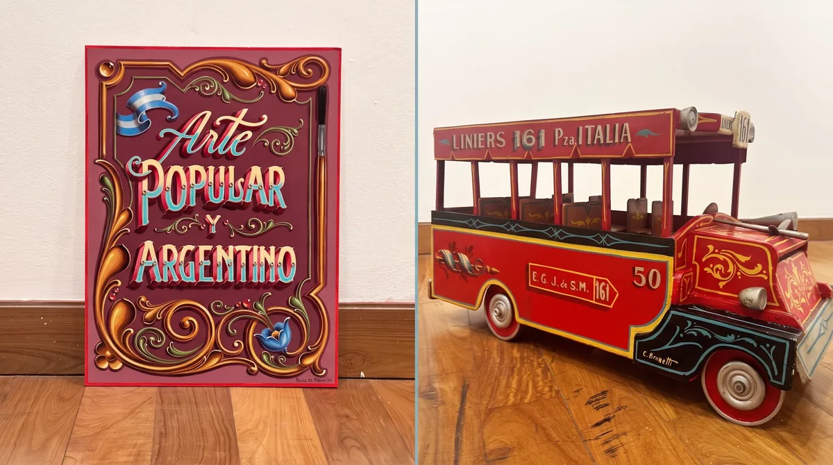 Flores, banderas y tradición: Buenos Aires celebra el arte de los fileteadores