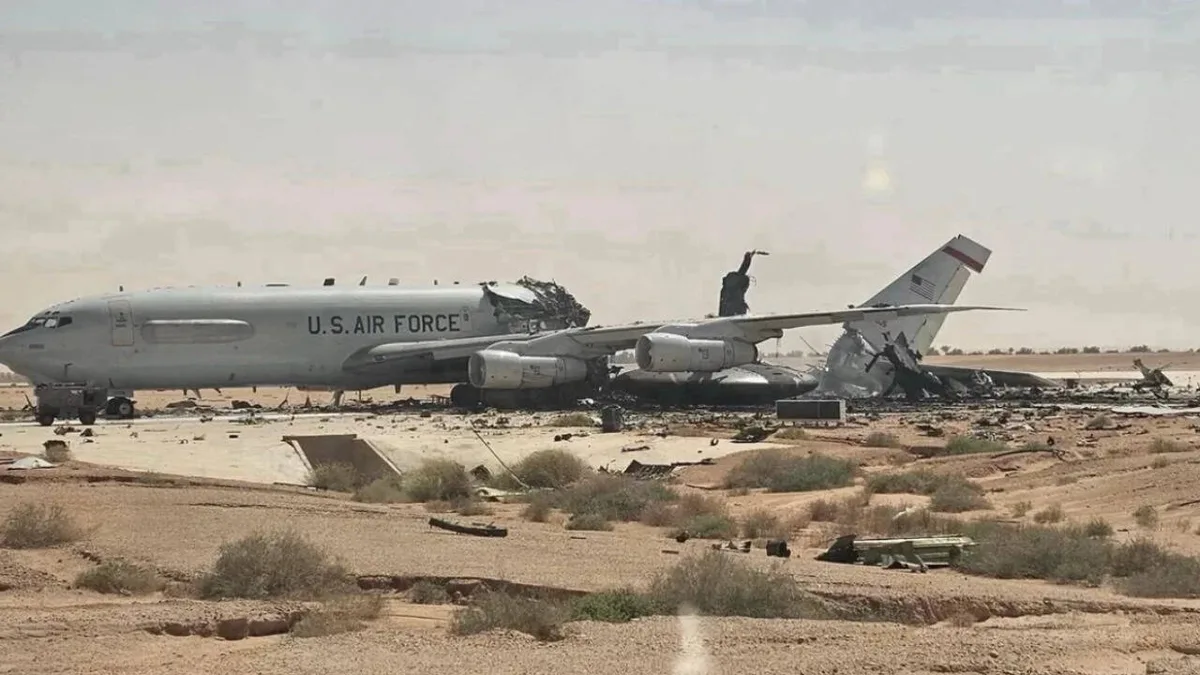 ‘Getting punched in the face’: Photos reveal aftermath of Iran strikes on US bases