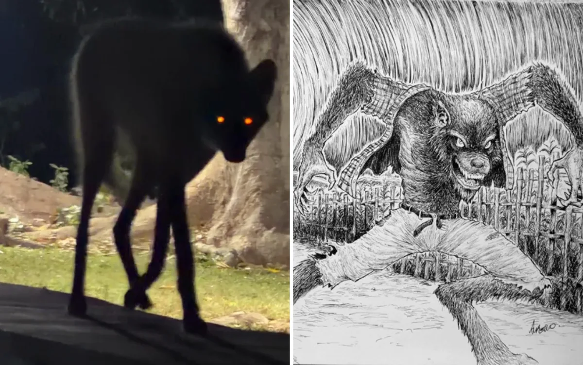 Entenda por que o lobo-guará ajuda a alimentar lenda do lobisomem no Brasil