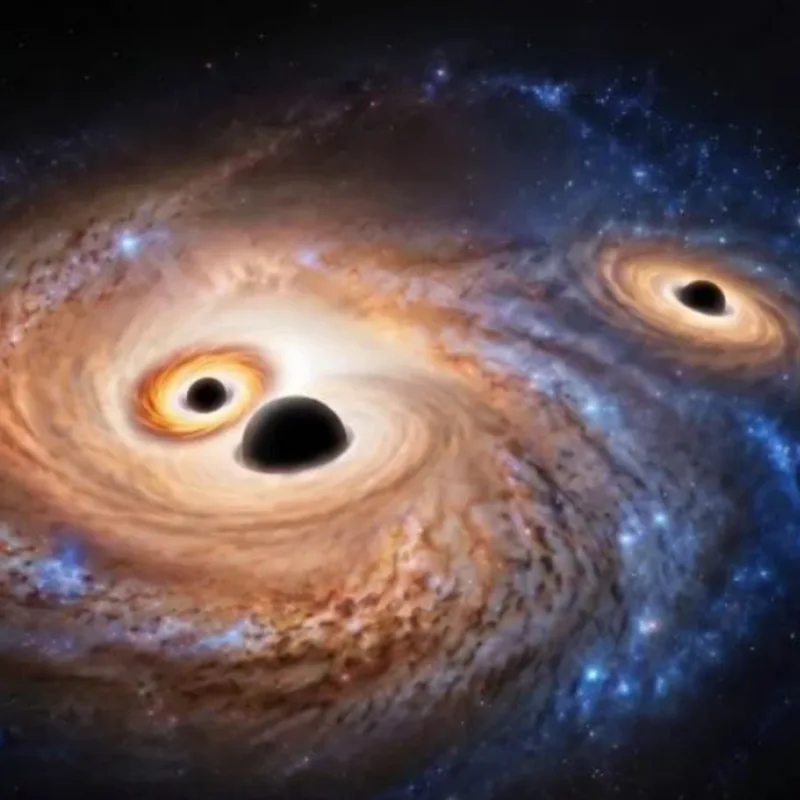 Actualité : “Extrêmement excitant” : le James-Webb découvre trois trous noirs supermassifs dans la même galaxie