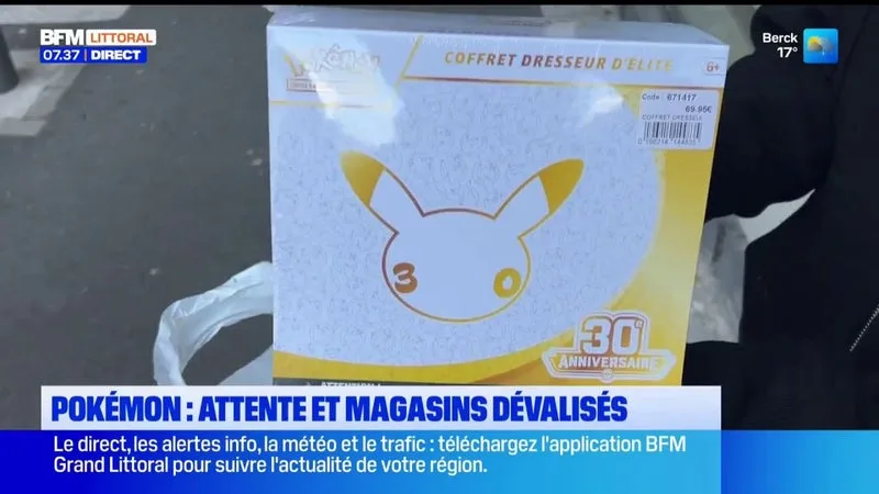Raz-de-marée sur les coffrets Pokémon à l'occasion du 30ème anniversaire.