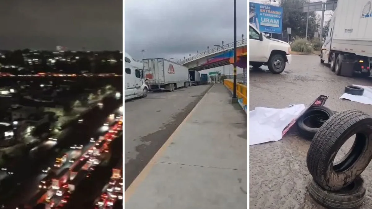 Bloquean carretera Las Ánimas-Coyotepec por falta de repavimentación y afecta la circulación de la autopista México-Querétaro