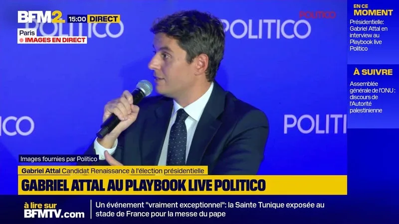 Budget: "On ne peut pas faire confiance ni en Marine Le Pen ni au RN dans leur parole", assure Gabriel Attal