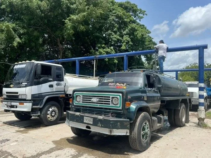Cisterneros exigen reactivación inmediata del llenadero de agua Jacinto Lara en Barquisimeto