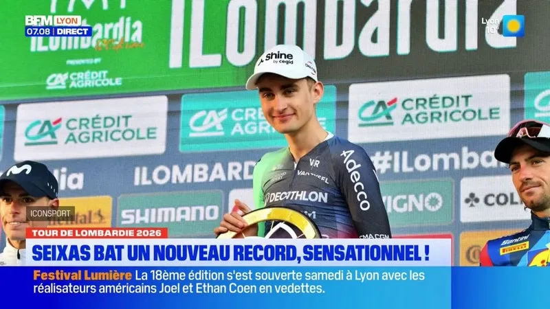 Tour de Lombardie 2026 : Seixas bat un nouveau record, sensationnel !