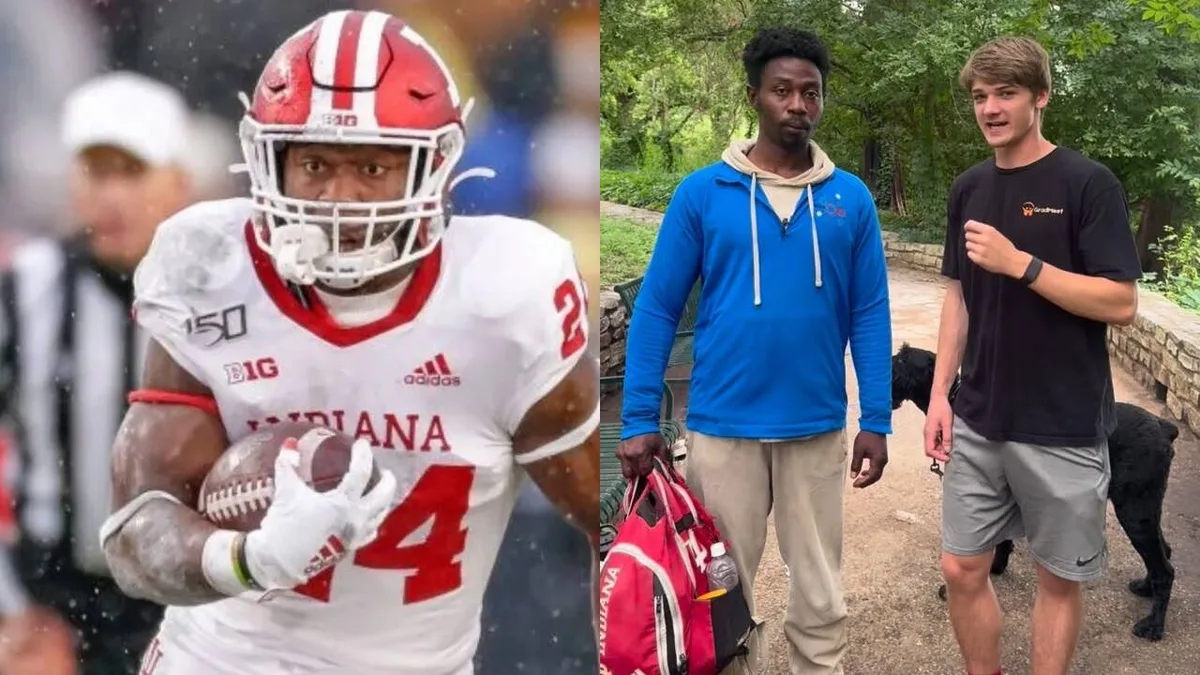 How a backpack helped save a homeless former football star