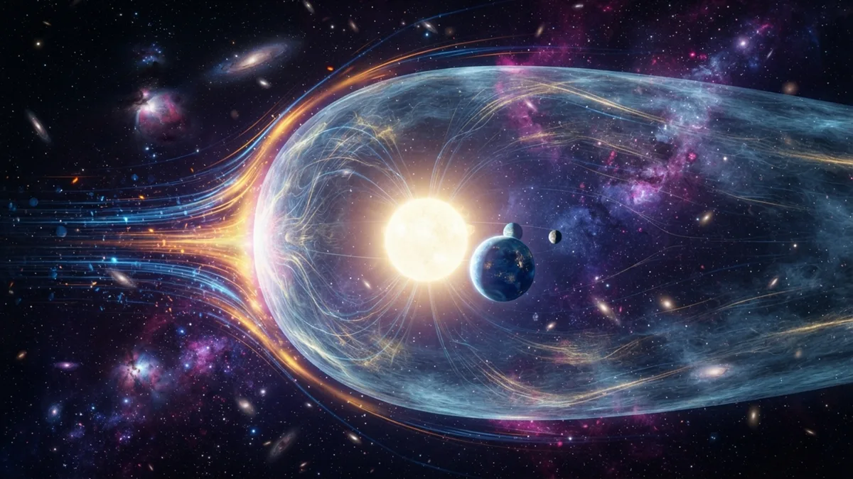A Terra passa toda a sua órbita dentro de uma enorme bolha criada pelo Sol que continua muito além dos planetas conhecidos