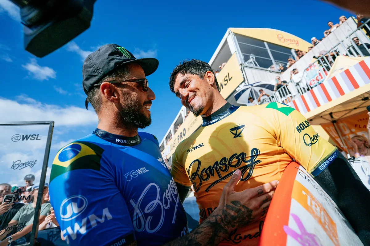 WSL: Medina bate Filipinho em duelo de campeões mudiais e vai às quartas de final de Peniche