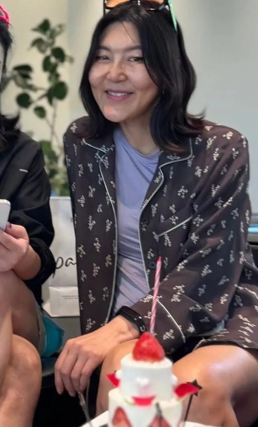 '-20kg' 한혜연, 생일 케이크도 손바닥만 하네···괜히 유지어터 아냐