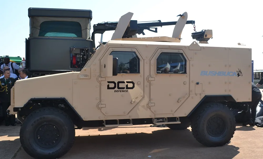 DCD unveils new Bushbuck mine-protected vehicle