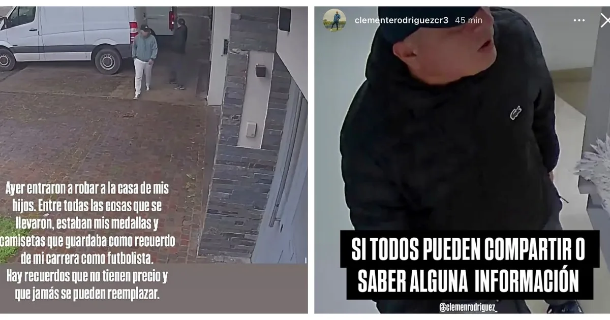Le robaron a Clemente Rodríguez y mostró las caras de los dos delincuentes