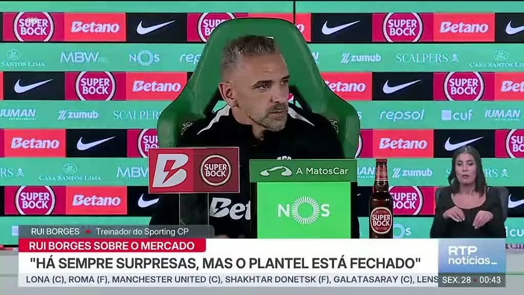I Liga. Sporting visita Rio Ave com Rui Borges a dar o mercado por fechado
