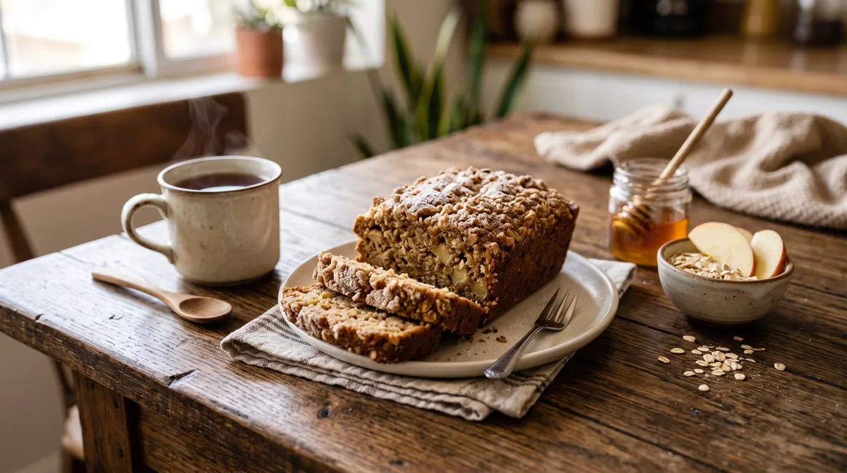 Receta de panqué de avena con manzana en licuadora: postre fácil y rápido para un antojo saludable