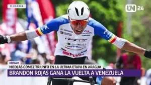 Brandon Rojas se coronó campeón de la Vuelta a Venezuela