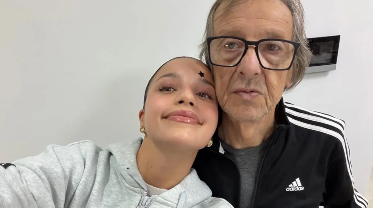 Emilia Mernes compartió una foto junto a su papá en medio del conflicto familiar de Tini Stoessel: “El mejor guerrero”