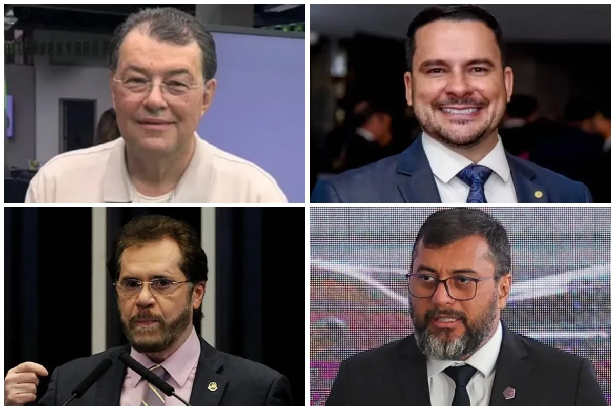 Quaest para o Senado no AM: Eduardo Braga, 25%; Capitão Alberto Neto, 16%; Plínio Valério, 13%; Wilson Lima, 12%