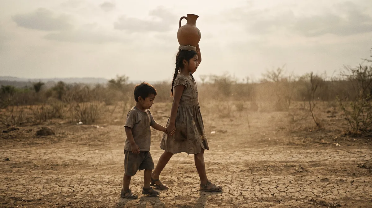 Las niñas del Corredor Seco centroamericano que cargan con las peores consecuencias de la sequía de El Niño