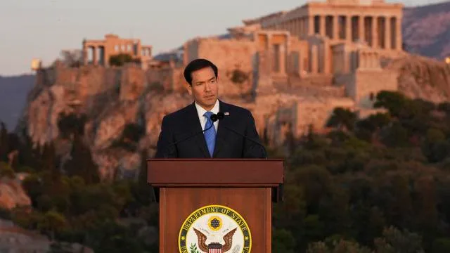 Marco Rubio in Athen: Auferstanden aus Ruinen