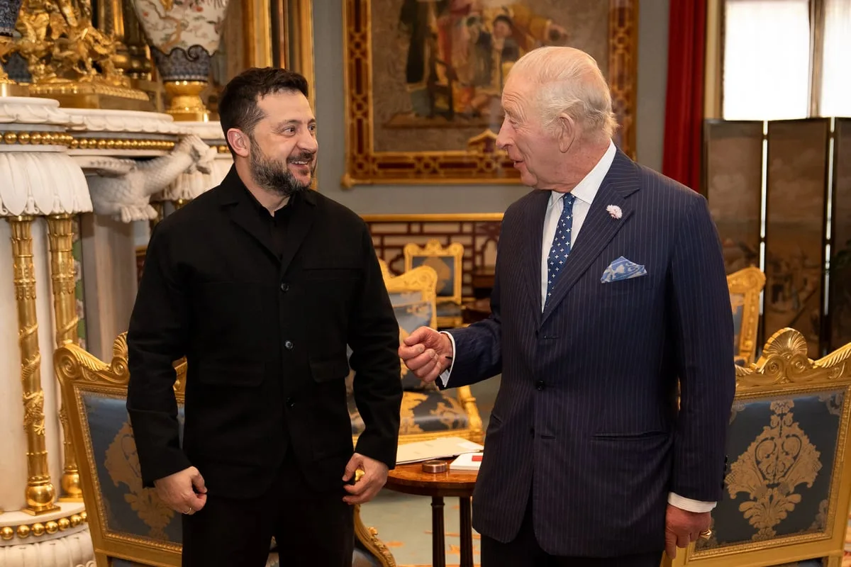 Zelensky personally thanks King for his ‘unwavering support’ for Ukraine