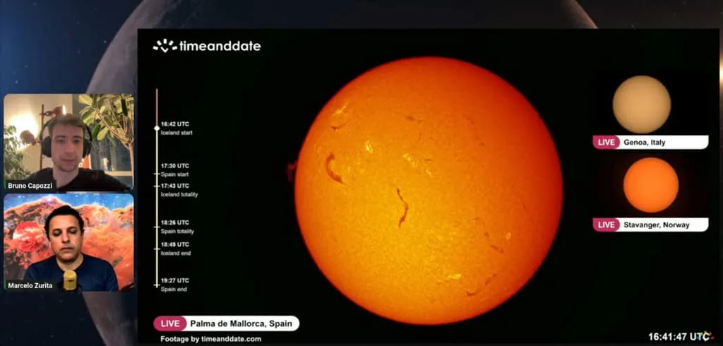 Eclipse solar histórico transforma dia em noite em partes da Europa