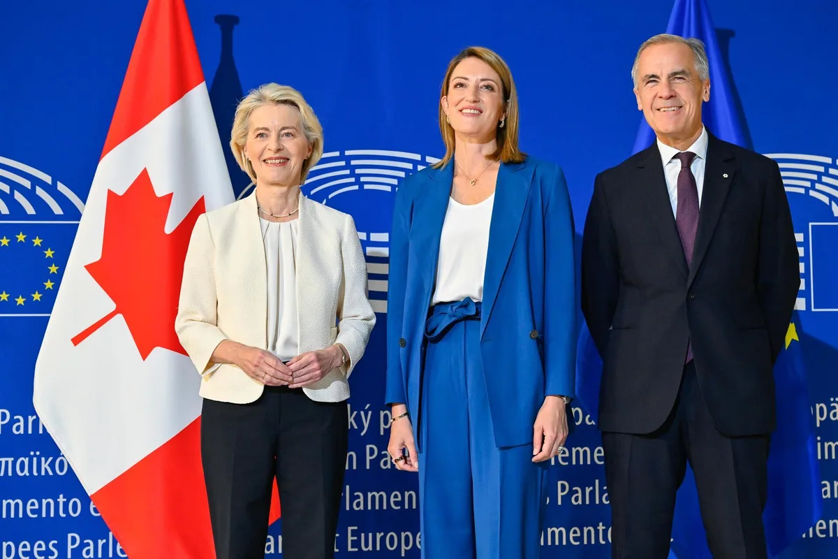 Las capitales de la UE reciben con sorpresa la propuesta de Von der Leyen para que Canadá sea "miembro asociado"