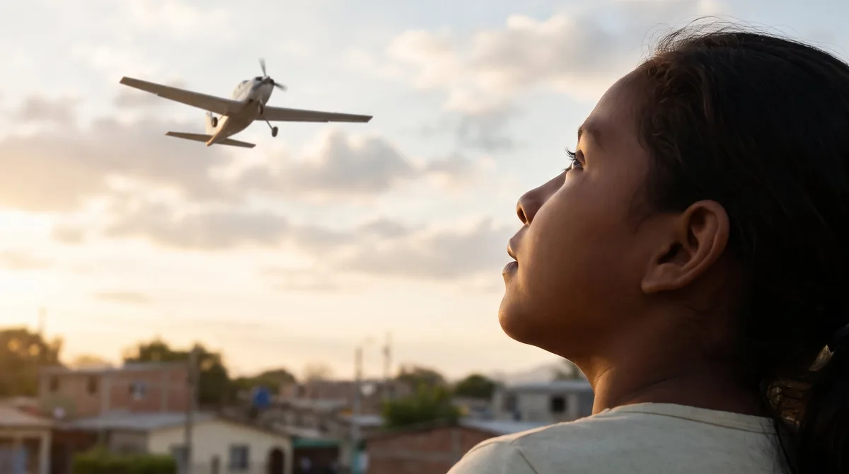 “Desde pequeña siempre había querido estudiar aviación”: Yami, estudiante salvadoreña becada