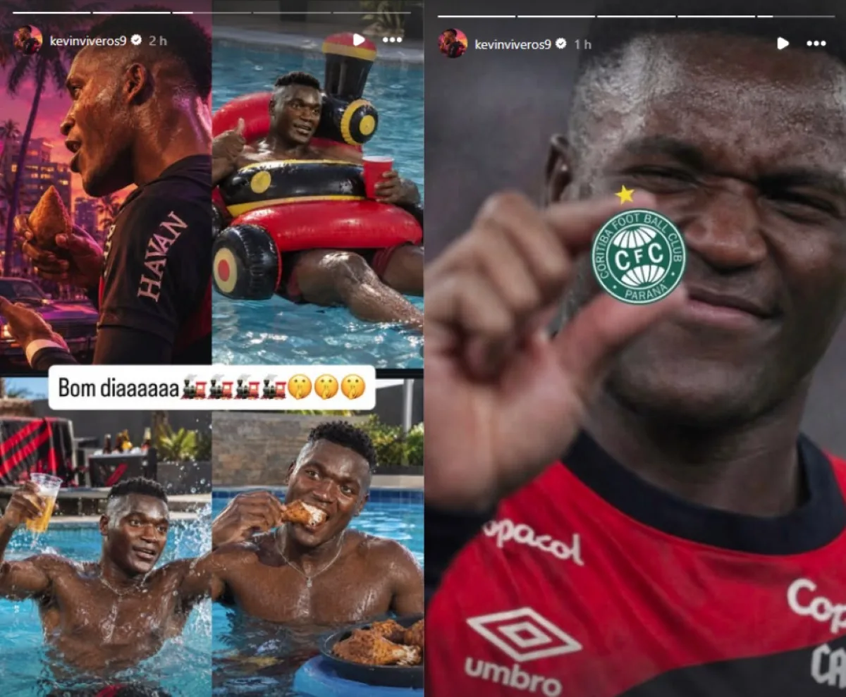 Artilheiro do Athletico, Viveros provoca o Coritiba após marcar no clássico Athletiba; veja