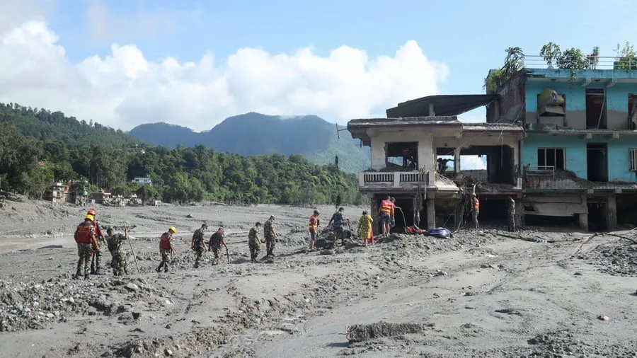 Flutkatastrophe: 93.000 Menschen von Flut im Himalaya betroffen