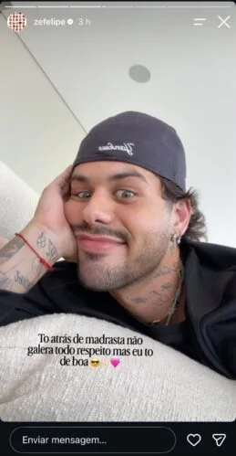 Milca descarta romance com Zé Felipe após fãs shipparem os dois, revela motivo e cantor reage; assista Fotos: Reprodução/ Instagram